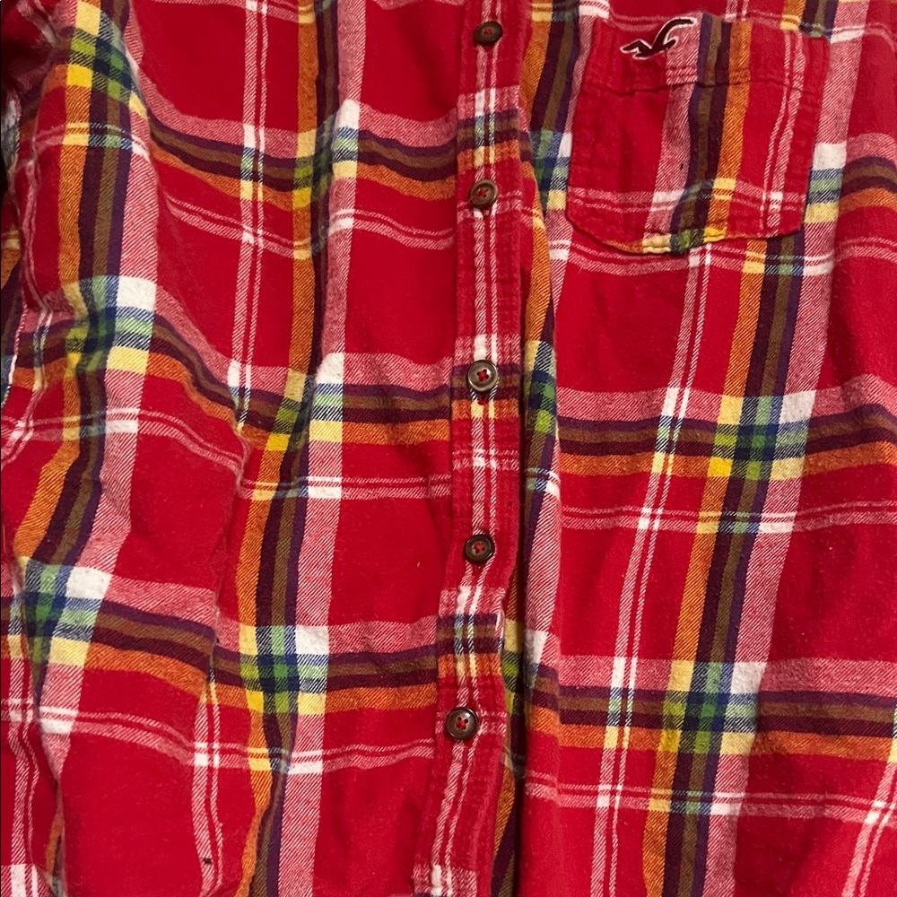 Hollister Multicolor Plaid Shirt - Picture 3 of 4